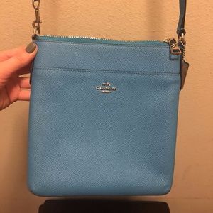 Coach Bright Blue Crossbody Bag